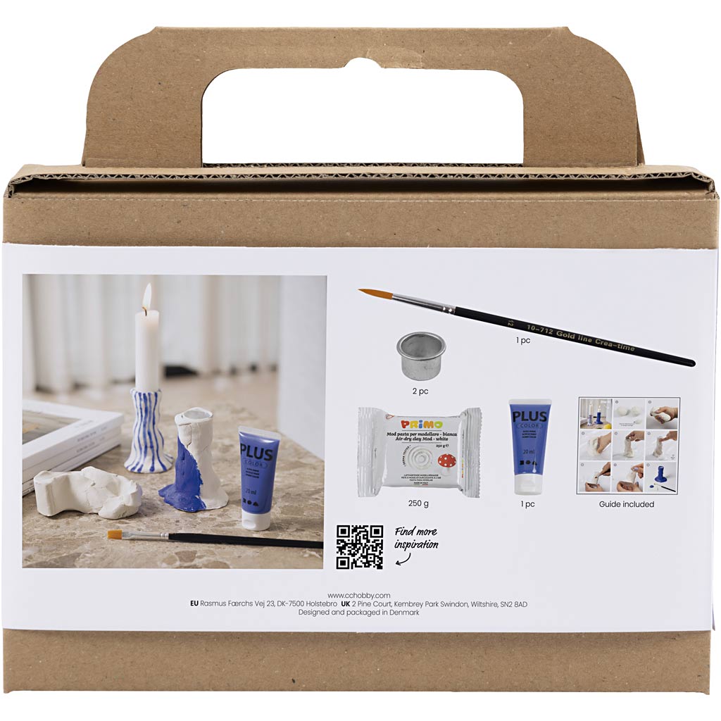 Mini set hobby Creative Company scultura, candeliere, ultra marino, 1 scatola