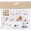 Creativ Company Mini Hobbyset Modelando huevo con cuentas, 2st.