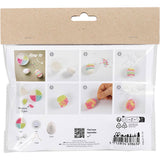 Creativ Company Mini HobbySet modeling egg with beads, 2st. - afbeelding 2