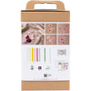 Creativ company hobbyset crepepapier bloem pastelkleuren