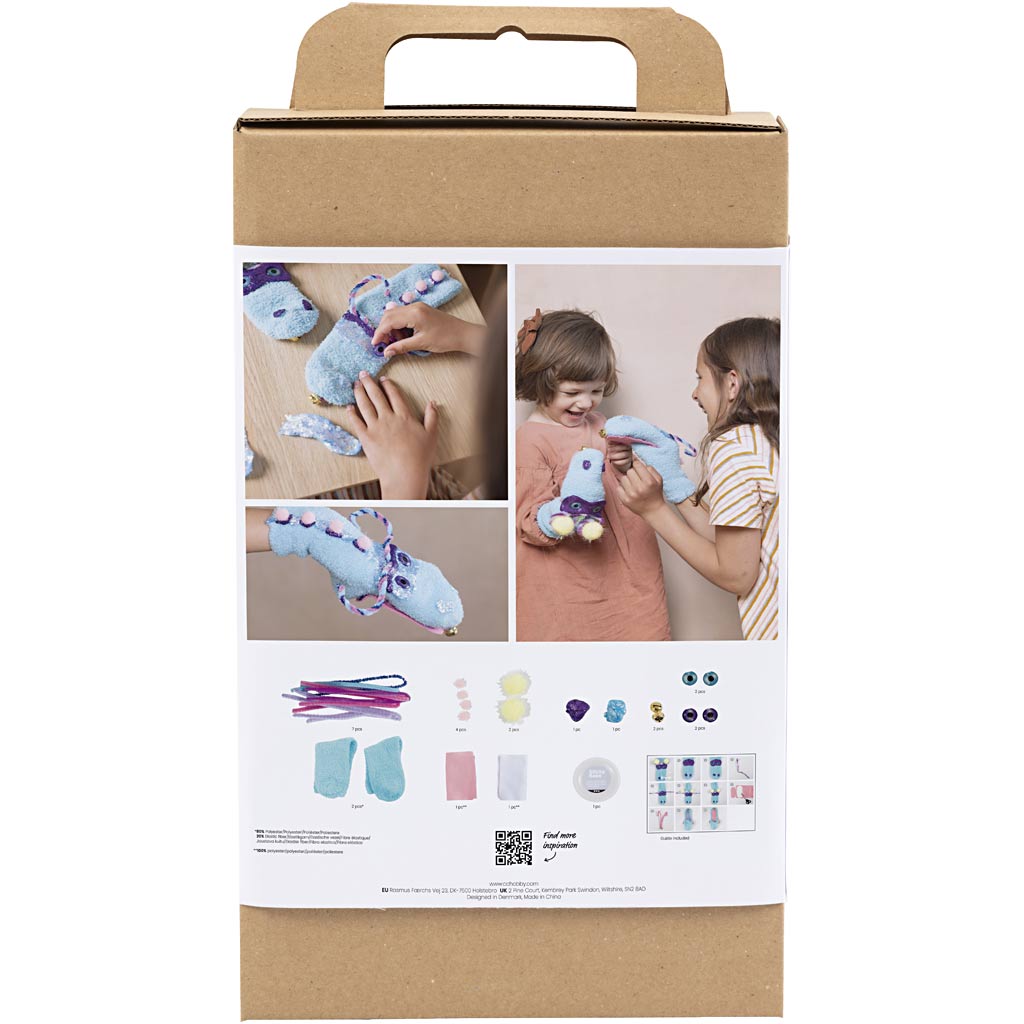 Creativ company http: www.cchobby.nl hobbyset-decoratie-sokkenmonster-diverse-kleuren-1-doos