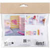 Mini set hobby per decorazioni Creative Company, torte, rosa pastello, viola pastello, giallo pastello, 1 scatola