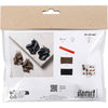 Mini set hobby di Creativ Company, orecchini curvi, 1 scatola