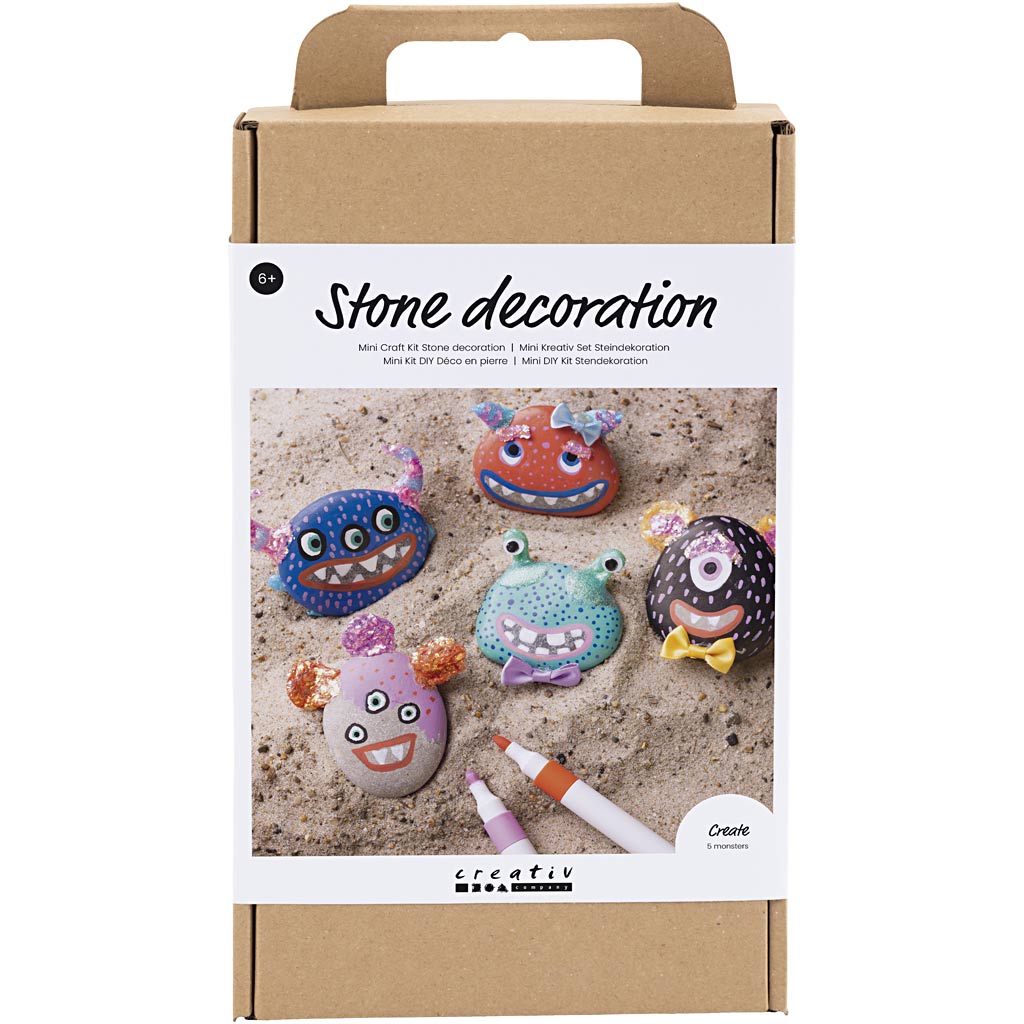 Creative Company Hobbyset Stone Decoration Craft Set