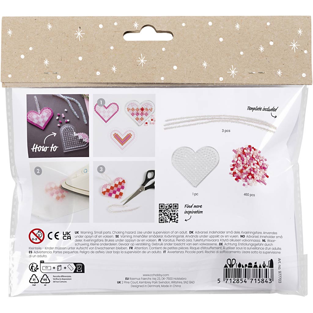 Https: www.cchobby.nl mini-hobbyset-strijkkralen-kerstharten-roze-lichtroze-primair-rood-wit-1-doos