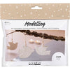 Mini set hobby per scultura Creativ Company, piccioni, bianco sporco, 1 scatola