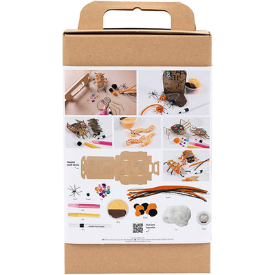 Set decorazione hobby Company Creativ, insetti, vermi e lapidi, vari colori, 1 scatola