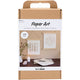 Creativ Company hobby set paper art, grucce di carta, bianco sporco, 1 scatola