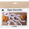 Creativ Company mini set hobby decorazioni di carta, scheletro, bianco e nero, 1 scatola