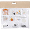 Mini set hobby Creative Company da colorare, fantasmi, nero, arancione chiaro, arancione medio, bianco, 1 scatola