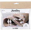 Creativ company mini set de joyería, collares y pendientes, brillo, 1 caja