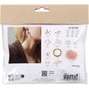 Creativ company mini set de joyería, collares y pendientes, brillo, 1 caja