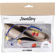 Mini set hobby di Creativ Company, gioielli, collana e orecchini, blu reale, 1 scatola