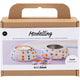 Creativ Company mini set hobby scultura, portacandele, bianco, 1 scatola