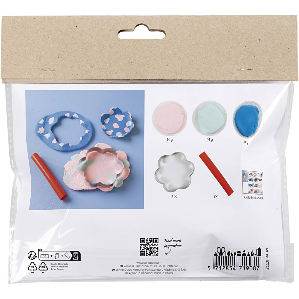 Creativ company https: www.cchobby.nl mini-hobbyset-boetseren-kommen-pastel-blauw-lichtroze-1-doos