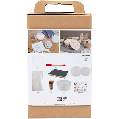 Creativ company hobby set resina de fundición, tarro con tapa, beige, blanquecino, 1 caja