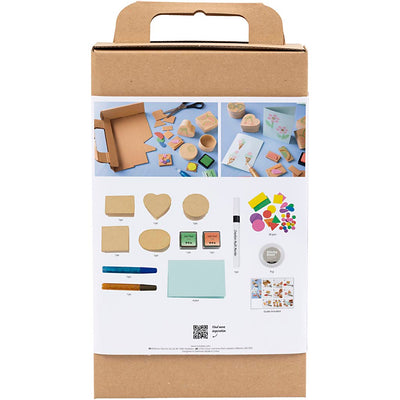 Creativ company http: www.cchobby.nl hobbyset-foam-druk-versierde-dozen-en-kaarten-beige-mid-groen-mint-helder-rood-1-doos