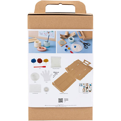 Set hobby Creative Company Casting, contenitori, blu, rosso, giallo chiaro, 1 scatola