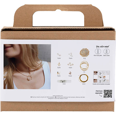 Https: www.cchobby.nl mini-hobbyset-sieraden-halsketting-met-hanger-met-metaaldraad-verguld-1-doos