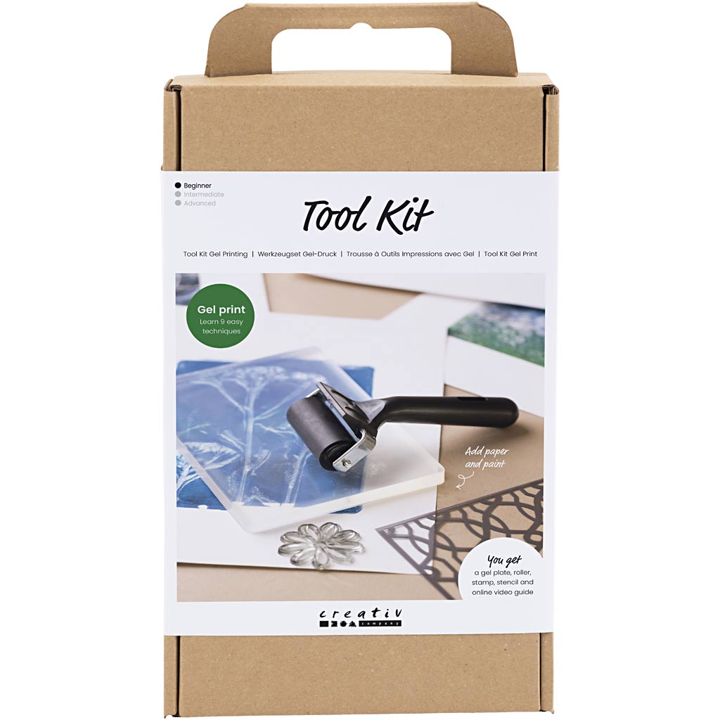 Kit di strumenti per la stampa gel Creative Company, 1 scatola