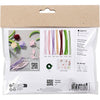 Mini set hobby di Creativ Company fiori in filo di ciniglia, tulipani, vari colori, 1 scatola