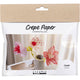 Mini set hobby Creative Company carta crespa, fiori, colori pastello, 1 scatola