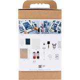 Creativ company hobbyset cyanotypie blauw - afbeelding 2
