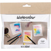Creativ company mini set de hobby acuarela, tarjetas y sobres, 1 caja