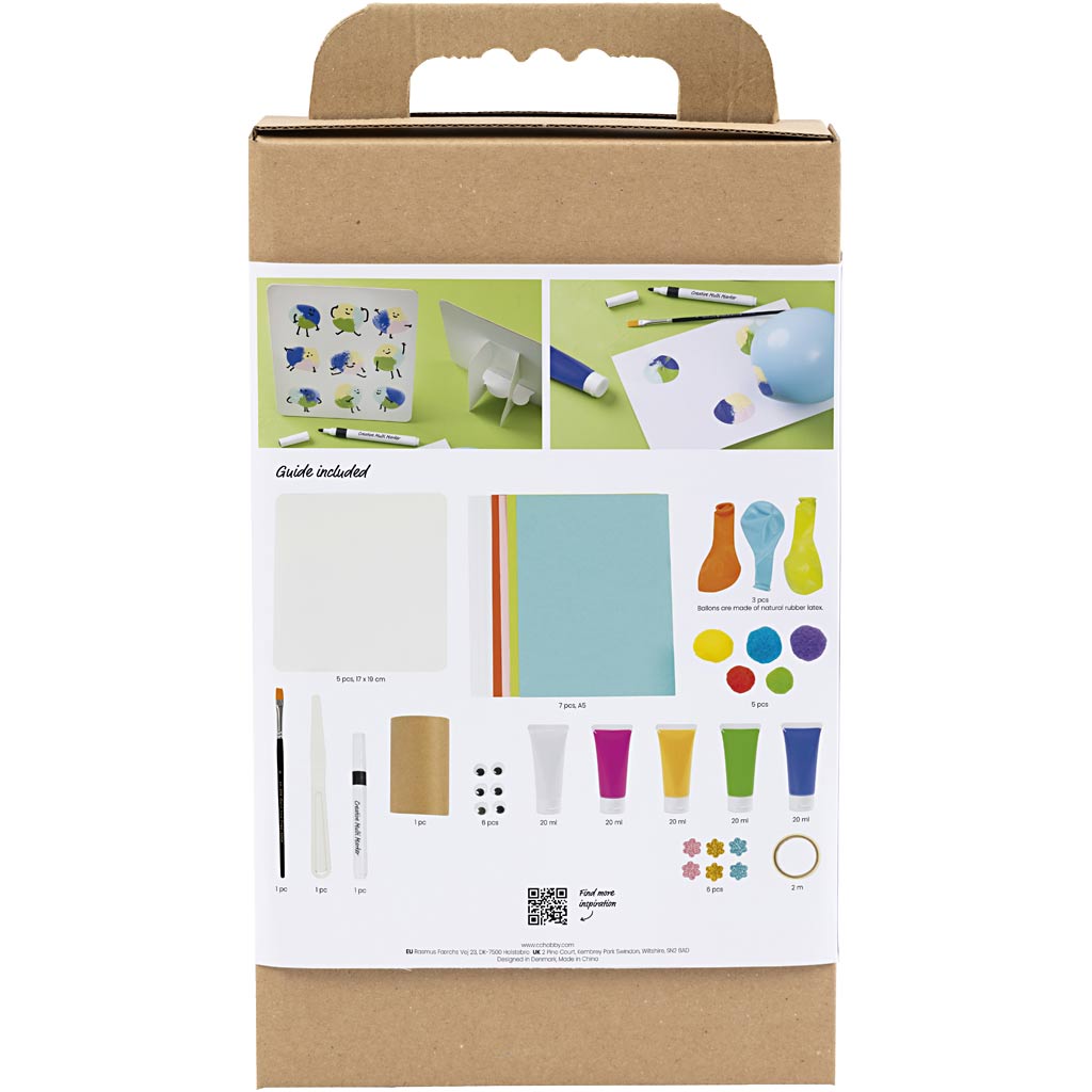 Set hobby pittura Creative Company, vari colori, 1 scatola