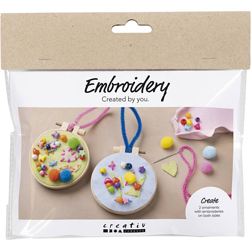 Creativ company mini hobby set bordado, fantasía, 1 caja
