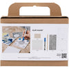 Creativ Company mini set hobby decorazione, sottobicchieri in porcellana, blu, 1 scatola
