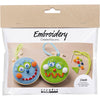 Mini set hobby per ricamo Creativ Company, facce, blu, verde, 1 scatola
