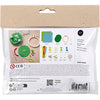 Mini set hobby per ricamo Creativ Company, facce, blu, verde, 1 scatola