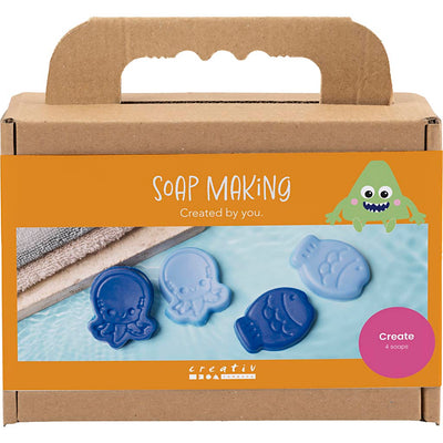 Creativ company set para hacer jabón, animales marinos, azul, 1 caja