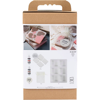 Set hobby per la produzione di sapone Creative Company, quadrato, 1 scatola