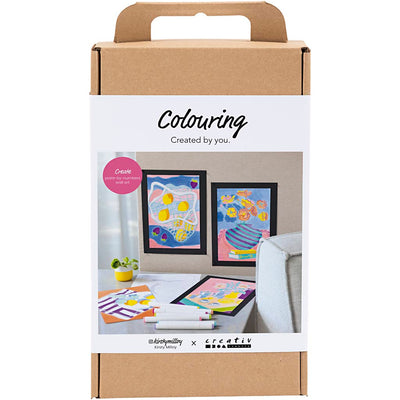 Set hobby Creative Company colori, pittura con numeri, evidenziatori, 1 scatola
