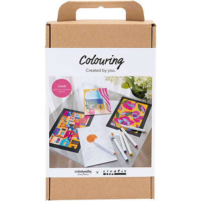 Creativ company hobbyset kleuren schilderen volgens cijfers markeerstiften