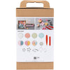 Set hobby per modellismo Creative Company, fiori, colori pastello, 1 scatola
