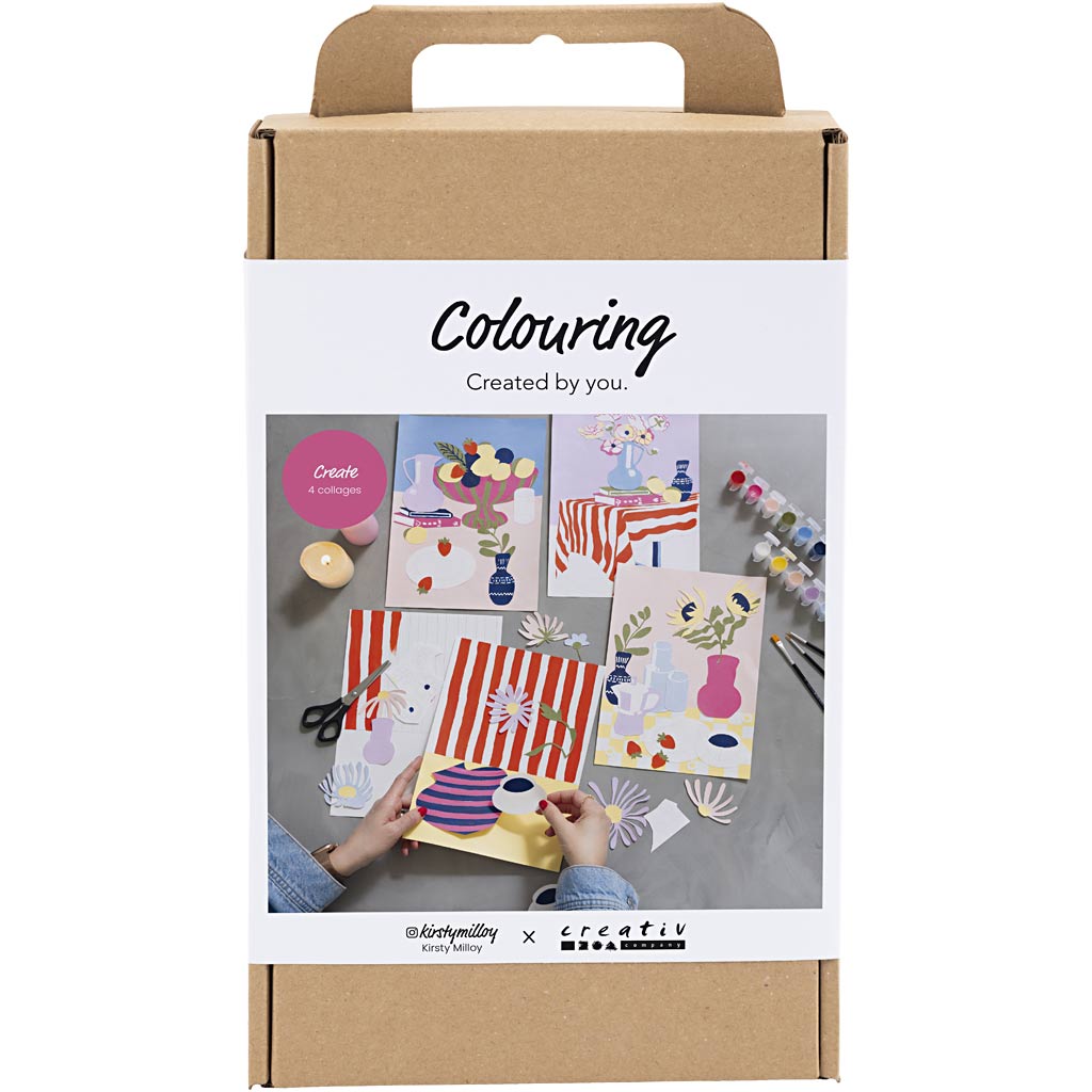 Set hobby Creative Company colori, collage, 1 scatola