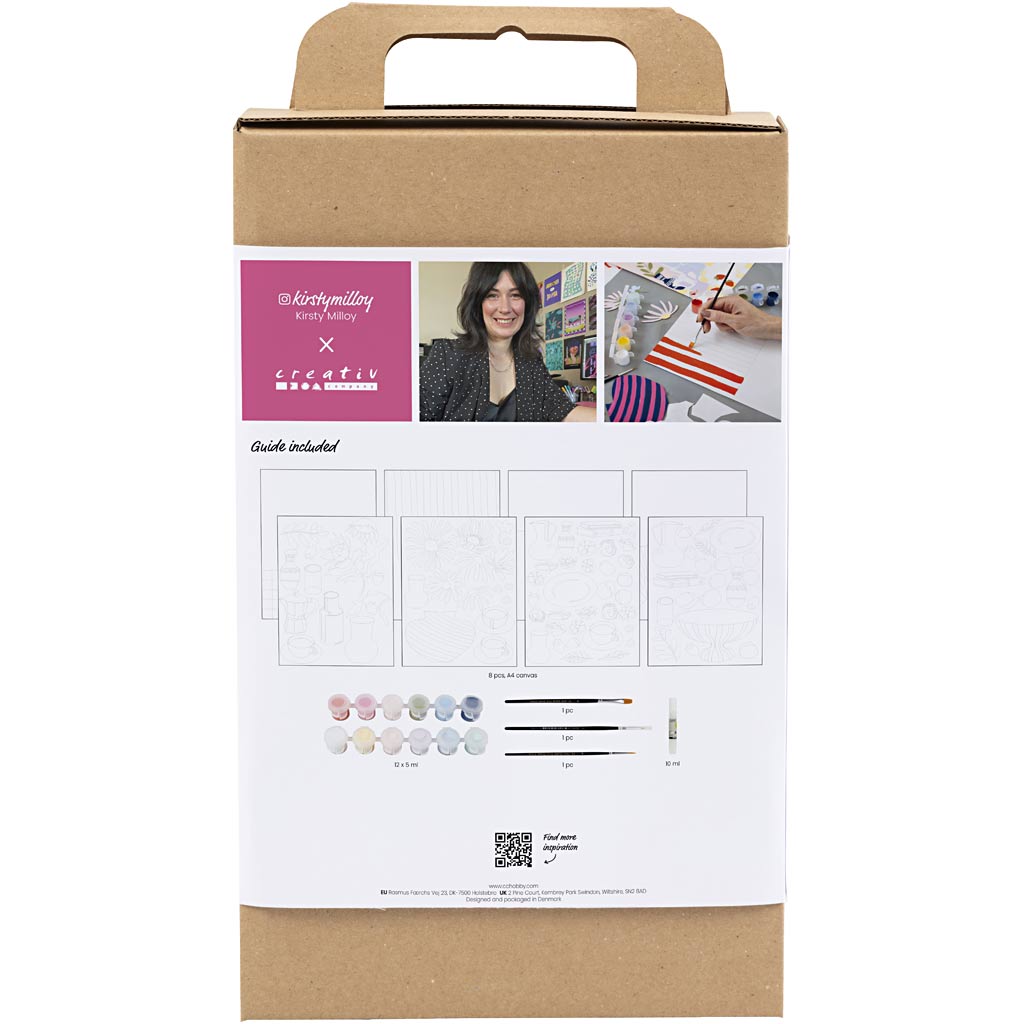 Set hobby Creative Company colori, collage, 1 scatola