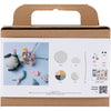 Creativ company https: www.cchobby.nl mini-hobbyset-boetseren-robot-grijs-roze-1-doos