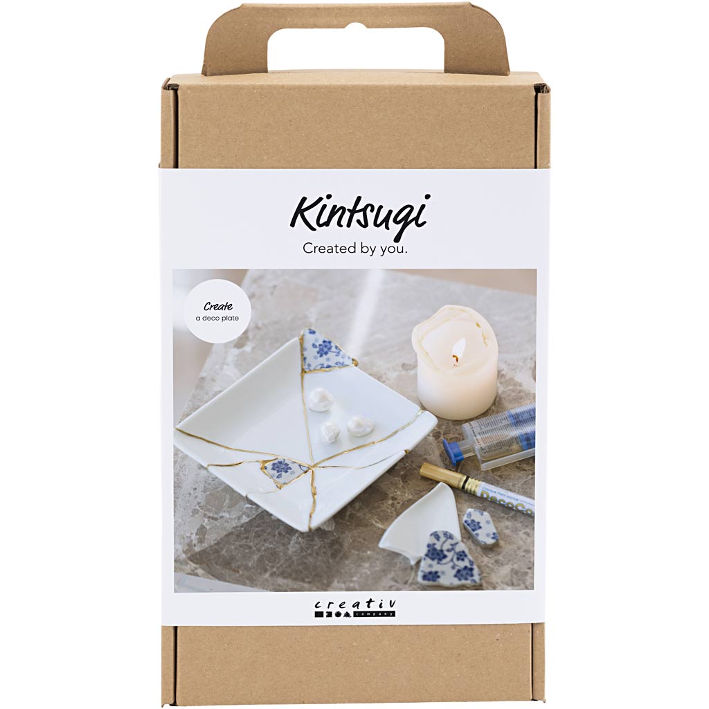 Set hobby Creative Company Kintsugi, ciotola, blu, oro, bianco, 1 scatola