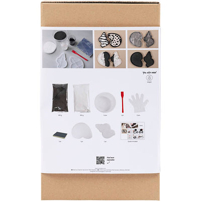 Set hobby per fusione in resina Creativ Company, conchiglia, nero, bianco, 1 scatola