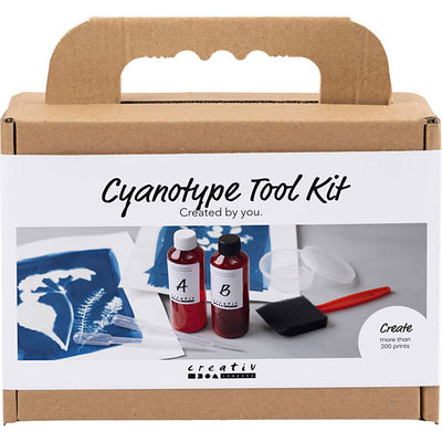 Toolkit aziendale Creativ per cianotipia, accessori, blu, 1 scatola