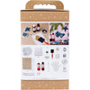 Creativ company hobby set cianotipo, adornos navideños con cianotipo, azul, plateado, 1 caja