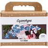 Mini set hobby Creativ Company, cianotipia, etichette regalo, blu, argento, 1 scatola