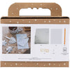 Mini set hobby Creative Company, decorazione natalizia, metallo argentato, 1 scatola