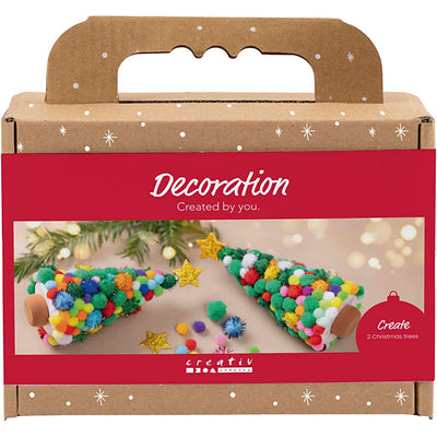 Mini set hobby Creative Company, decorazione, albero di Natale, vari colori, 1 scatola