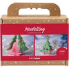 Creativ company http: www.cchobby.nl mini-hobbyset-boetseren-kerstboommonster-diverse-kleuren-1-doos