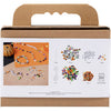 Mini set hobby di Creativ Company, gioielli, collane e braccialetti, colori di Halloween, 1 scatola